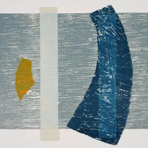 Deux couleurs sur une estampe
