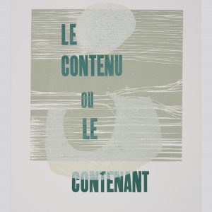 Le contenu de l'oeuvre